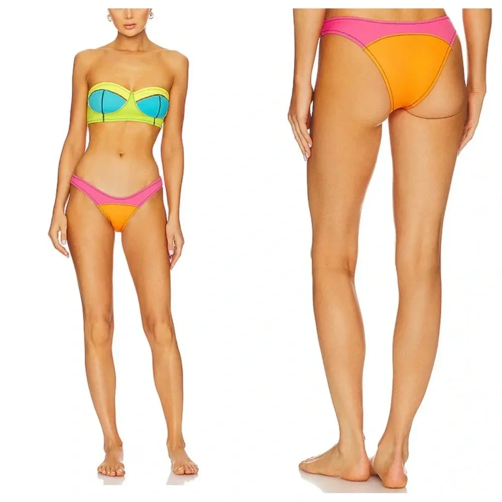 New! It’s Now Cool x Free People The Neo Curve Bikini Bottom Banzai 27052